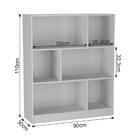 Kit Gamer B28 Com Mesa E Estante Com 6 Nichos Preto E Verde