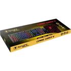 Kit Gamer Bright Teclado E Mouse 6 Botões Com Led E Mouse Pad