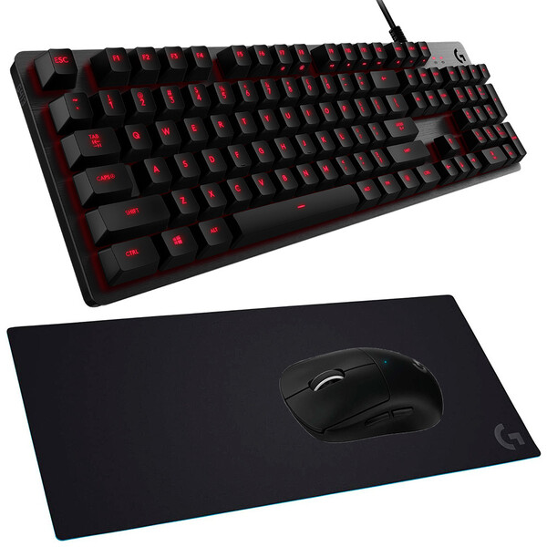 Kit Gamer Teclado, Mouse E Mousepad Logitech G Pro X, G413,g8