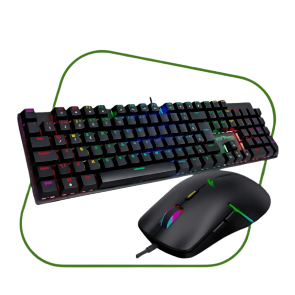 Kit Gamer Vivensis Mamba Teclado E Mouse