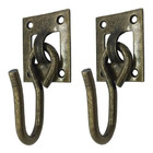 Kit Gancho De Rede Ouro Velho Com Buchas E Parafusos