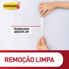 Kit Ganchos Polietileno Adesivo Branco Command