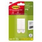 Kit Ganchos Polietileno Adesivo Branco Command
