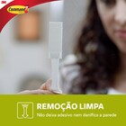 Kit Ganchos Polietileno Adesivo Branco Command