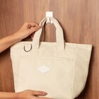 Kit Ganchos Polietileno Adesivo Branco Scotch
