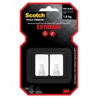 Kit Ganchos Polietileno Adesivo Branco Scotch