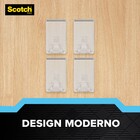 Kit Ganchos Polietileno Adesivo Transparente Scotch