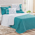 Kit Garden Queen 5pçs Azul/branco