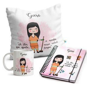 Kit Gari Feminino Caneca Almofada E Agenda Cabelo:preto Liso | Leroy Merlin