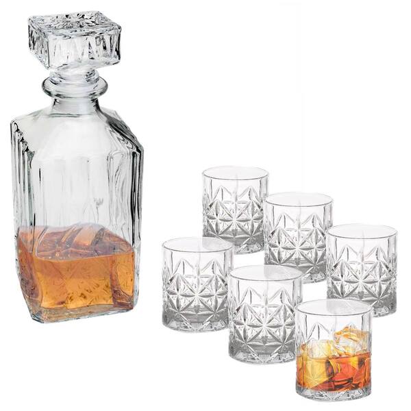 Kit Garrafa 700ml E 6 Copos 300ml De Whisky Hamilton/stella