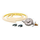 Kit Gás De Botijão Para Fogão De Piso Com Mangueira Plástica