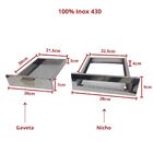 Kit Gaveta Cinzas, Vassoura Piaçava, Rodo Limpeza, Churrasco