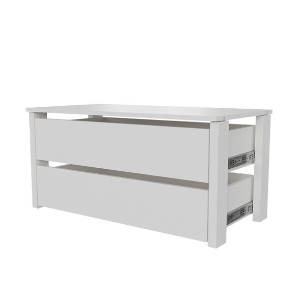 Kit Gaveteiro 87cm Hera Cabecasa Madeiramadeira Branco