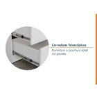 Kit Gaveteiro 87cm Hera Cabecasa Madeiramadeira Branco