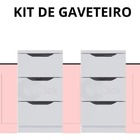 Kit Gaveteiro Organizador Closet