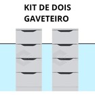 Kit Gaveteiro Para Quarto Multiuso