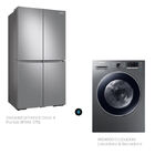 Kit Geladeira French Door 4 Portas 575l Inox (127v) E Lava E