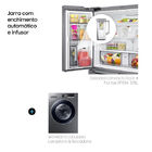 Kit Geladeira French Door 4 Portas 575l Inox (127v) E Lava E