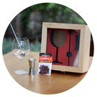 Kit Gin Tônica Premium Taça Cristal Dosador Colher Drink Top