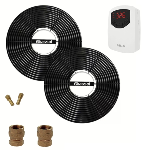 Kit Girassol Para Aquecimento De Piscina Até 8.000 Litros