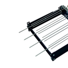 Kit Giratório Baixo Para Churrasqueira Com 04 Espetos Bivolt