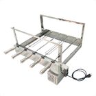 Kit Giratorio Para Churrasqueira Wr Stell Inox 5 Espetos Moto