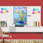 Kit Globo Led Com Figuras De Animais Pinkzoo Mapa Continente