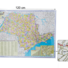 Kit Globo Terrestre Profissional Prisma Rgb 30cm + Lupa +  Ma