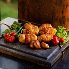 Kit Grelhas Para Carnes Servir Porção Pedra Sabão P E G