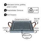 Kit Grelhas Para Carnes Servir Porção Pedra Sabão P E G