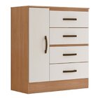 Kit Guarda-roupa Casal 6 Portas E Cômoda Sapateira 1 Porta Li