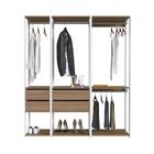 Kit Guarda Roupa Closet 03 Peças 183x160cm Proddy