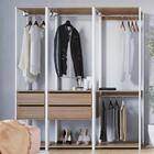 Kit Guarda Roupa Closet 03 Peças 183x160cm Proddy