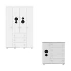 Kit Guarda-roupa Infantil/cômoda Pimpolho Multimóveis Mp4209