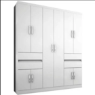 Kit Guarda Roupa Roupeiro Comoda Sapateira 11 Portas 8 Gaveta