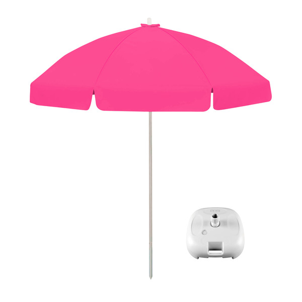 Kit Guarda-sol 200 + Base Pvc 18l - Rosa Pink