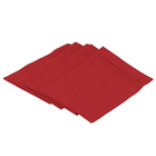 Kit Guardanapo de Natal em Tecido Vermelho 4 Peças Cromus
