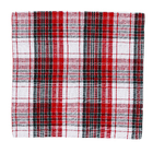 Kit Guardanapo de Natal em Tecido Xadrez 4 Peças Cromus