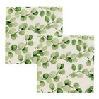 Kit Guardanapo Decorado Estampa Folhagens Luxo 40 Folhas 33cm