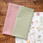 Kit Guardanapo Tecido de Algodão Areia 40x40cm 4 Peças Copa & Cia