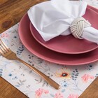 Kit Guardanapo Tecido de Algodão Branco 40x40cm 4 Peças Copa & Cia