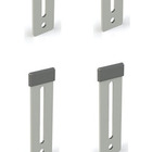 Kit Guia Superior 4 Un Metal Guarda Roupa De Porta Correr