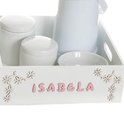 Kit Higiene Bandeja Lisa Com Nome Bebê