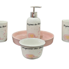 Kit Higiêne Bebê Organizador Banheiro Bandeja Infantil 3493ro