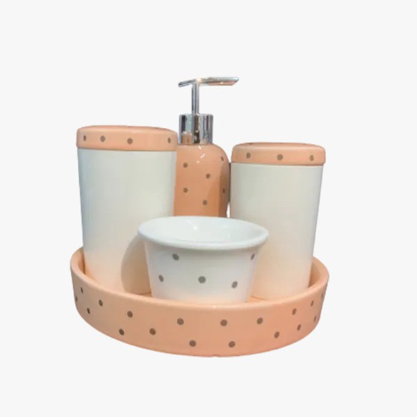 Kit Higiêne Bebê Organizador De Banheiro Com Bandeja Infantil