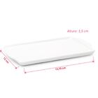 Kit Higiene Bebê Porcelana Tampa Madeira 5 Peças Com Bandeja