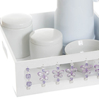 Kit Higiene Borboleta Lilás