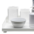 Kit Higiene Clean Acrílico Transparente