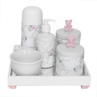 Kit Higiene Espelho Completo Porcelanas, Garrafa Pequena E C