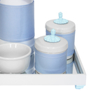 Kit Higiene Espelho Potes, Garrafa, Molhadeira E Capa Proven